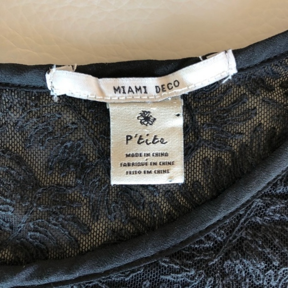 Scotch & Soda Maison Scotch Leopard and Lace Top - Picture 3 of 5
